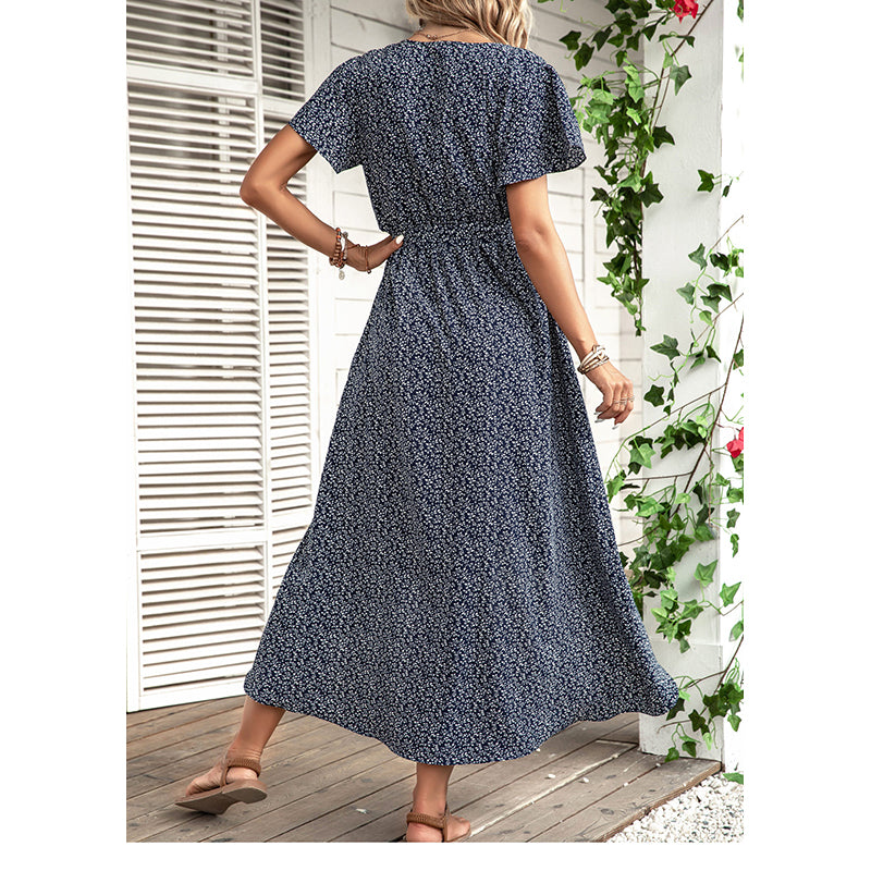 Floral Printed Fit & Flare Dress