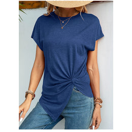Round Neck Extended Sleeves Top