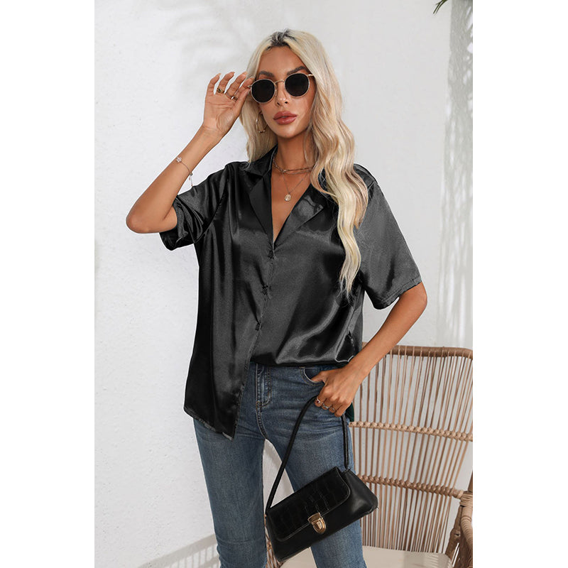 Shirt Style Crop Top