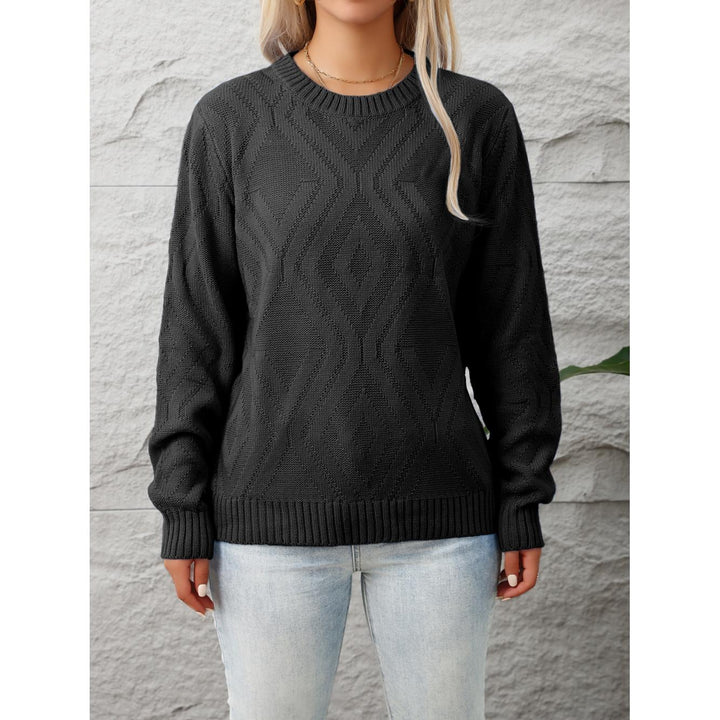Women Cable Knit Pullover