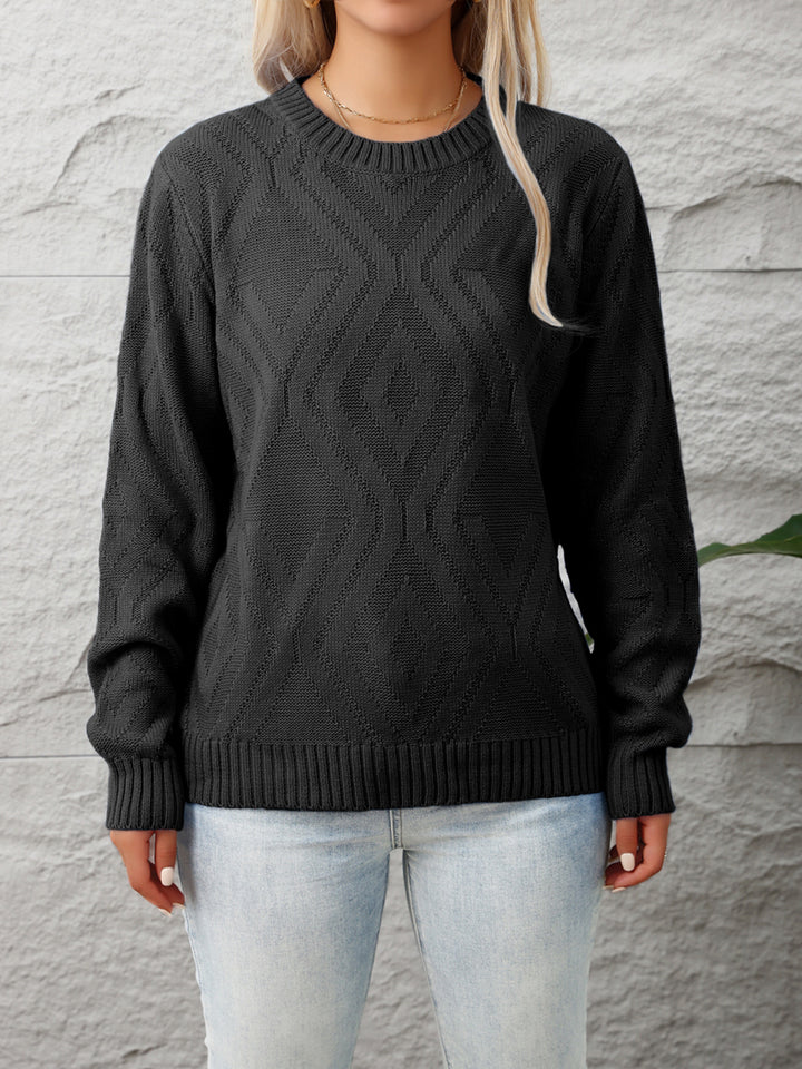 Women Cable Knit Pullover