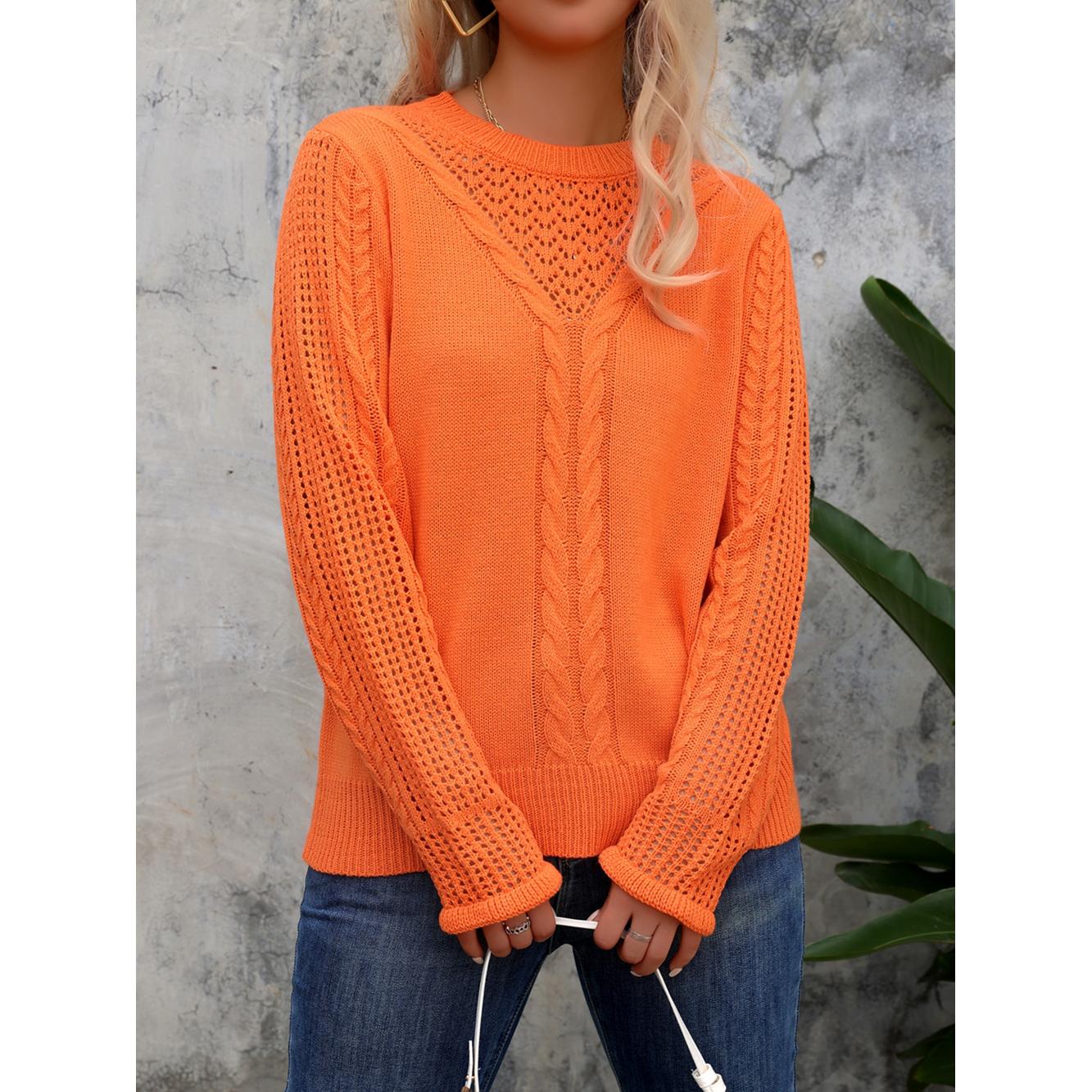 Women Self Design Pullover