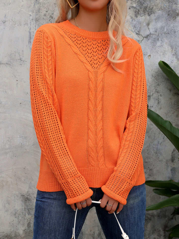 Women Self Design Pullover