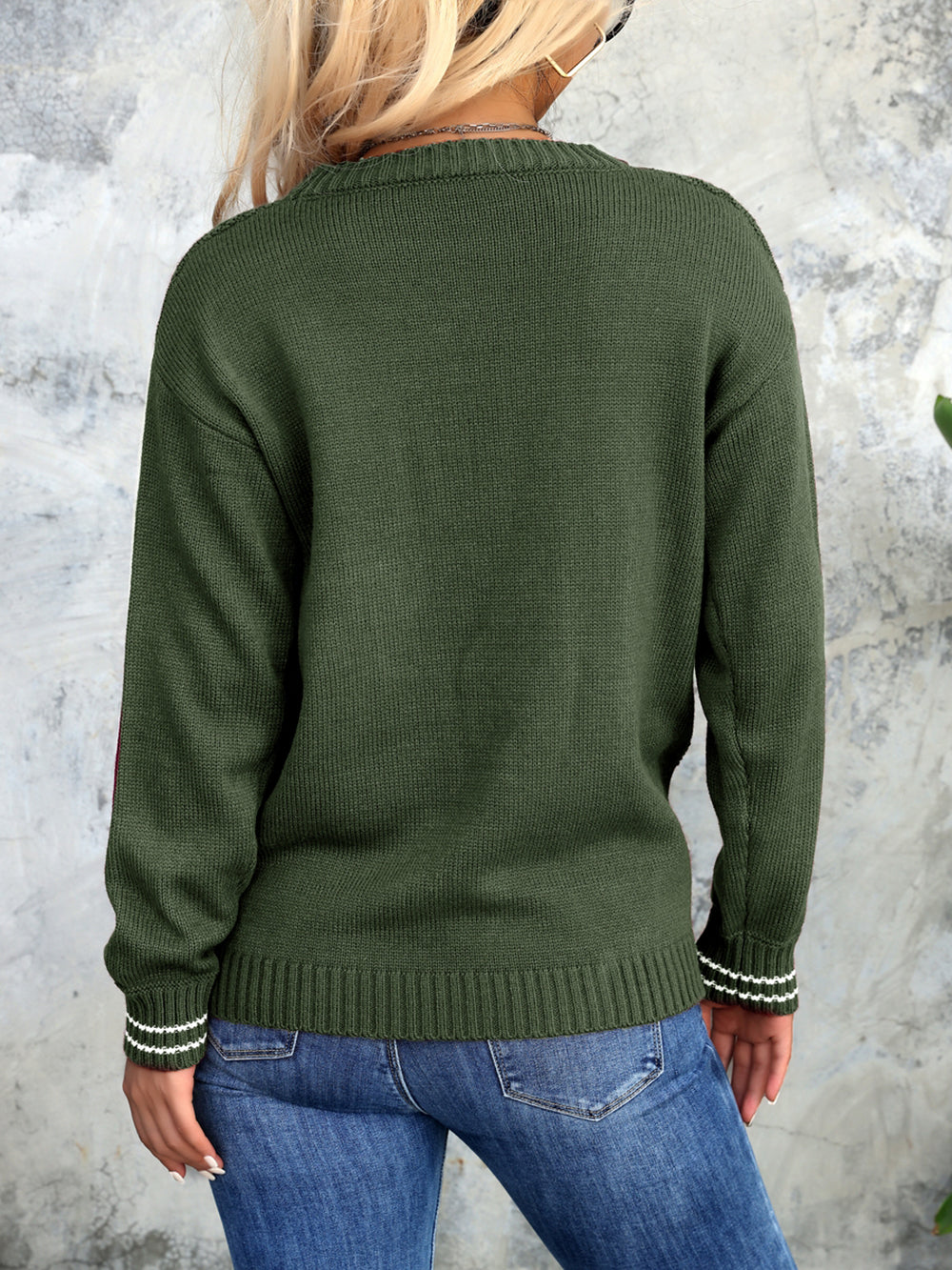 Women Cable Knit Pullover