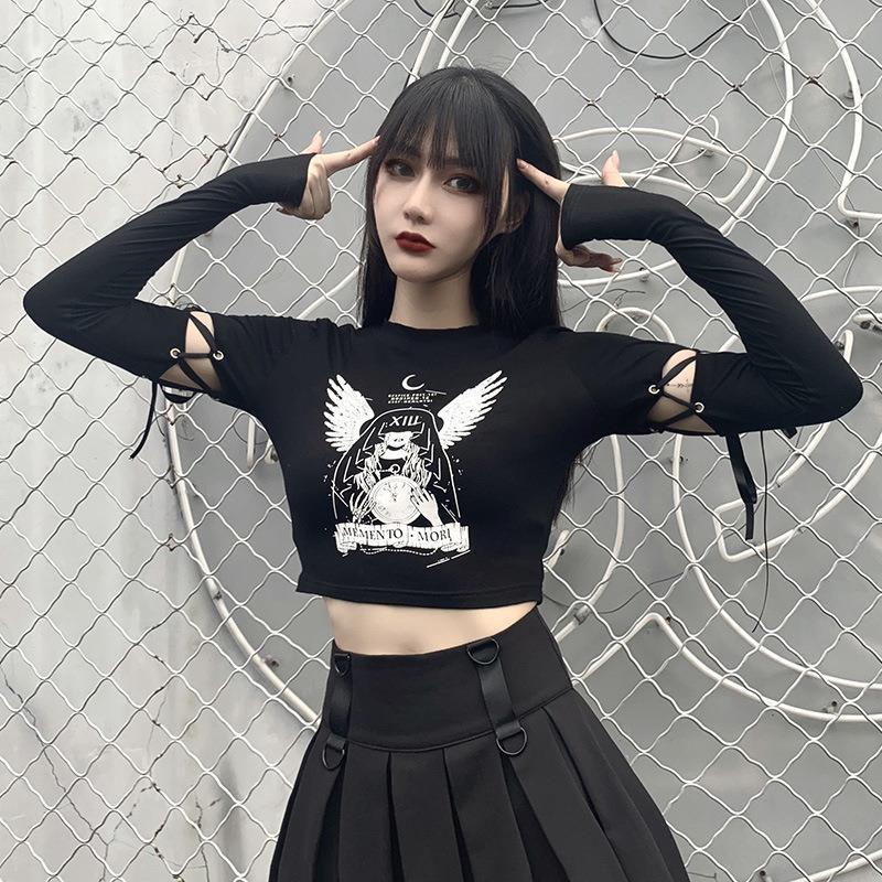 Graphic Printed Crop Top