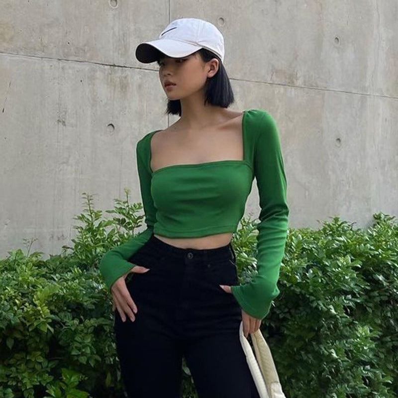 Square Neck Crop Top