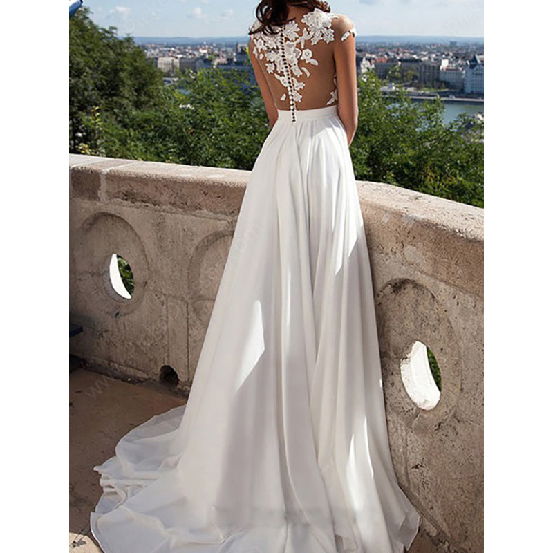 Floral Embroidered Off-Shoulder Maxi Dress