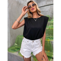 Solid Boat Neck Sleeves Top