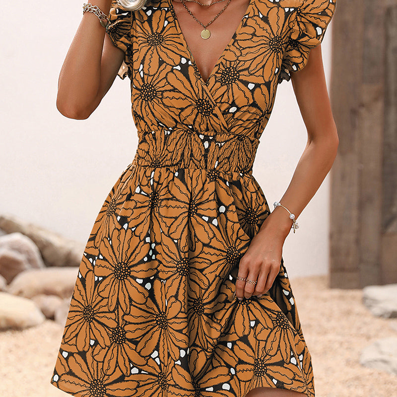 Floral Print Midi Dress
