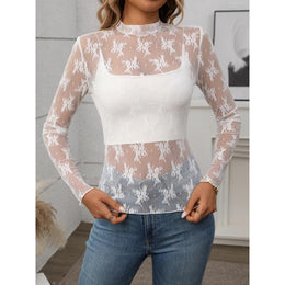 Women Self Design Fitted Regular Top