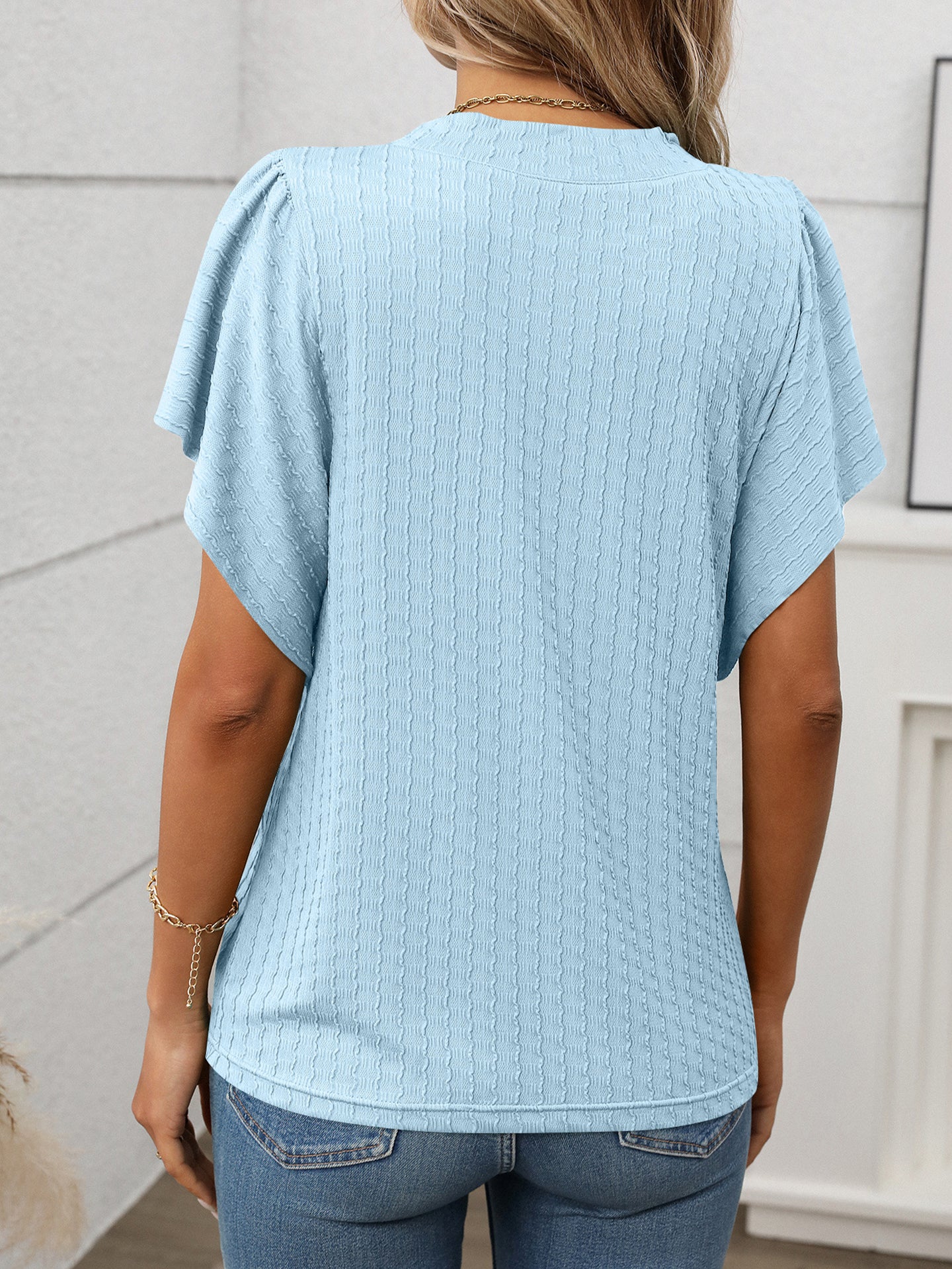 Women Self Design Peplum Top
