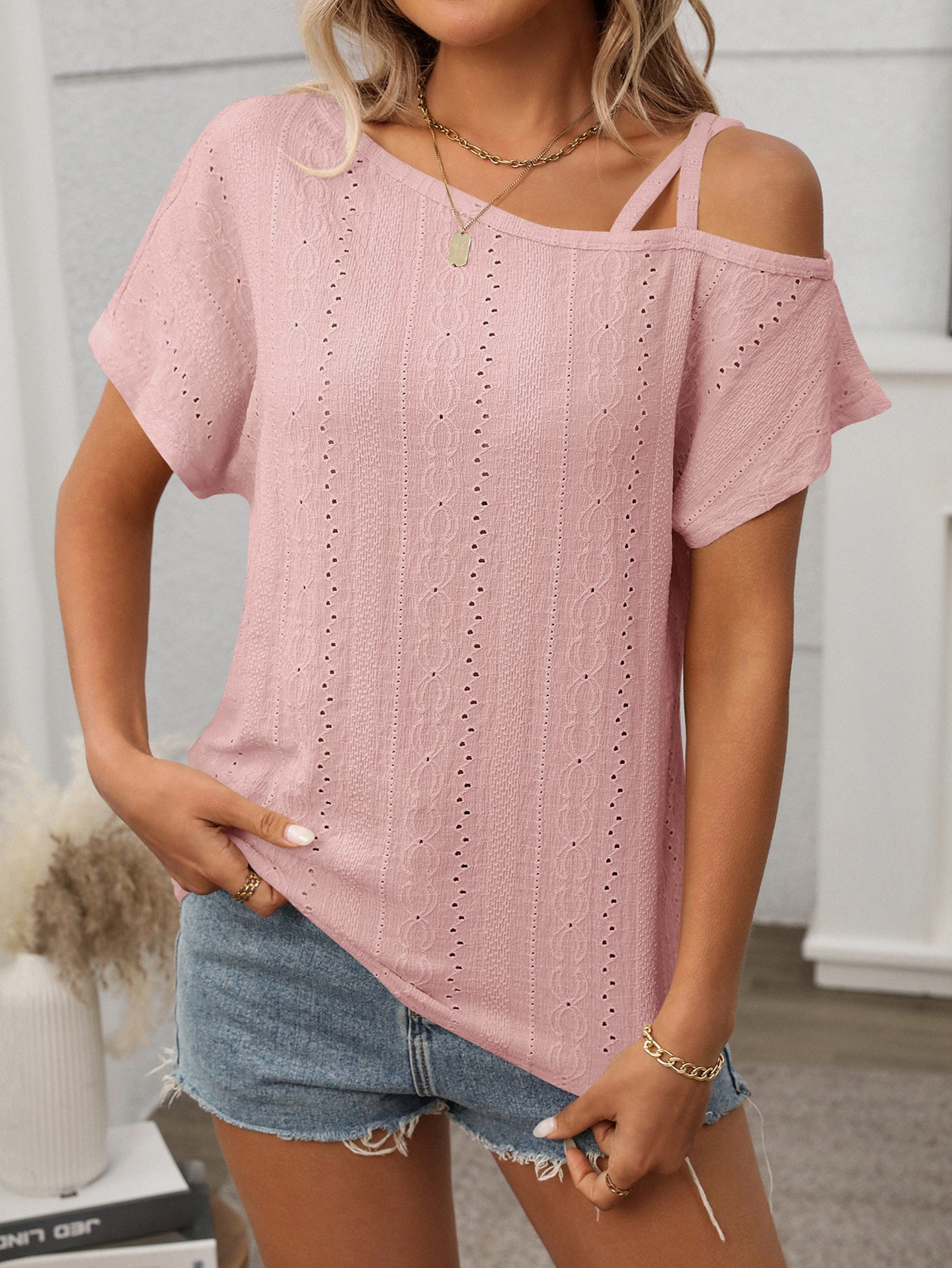 Women Solid Boat Neck Regular Top