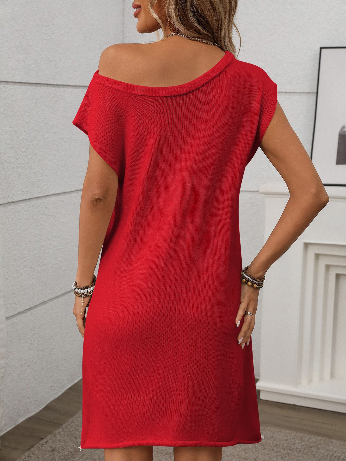 Women One-Shoulder Bodycon Dress