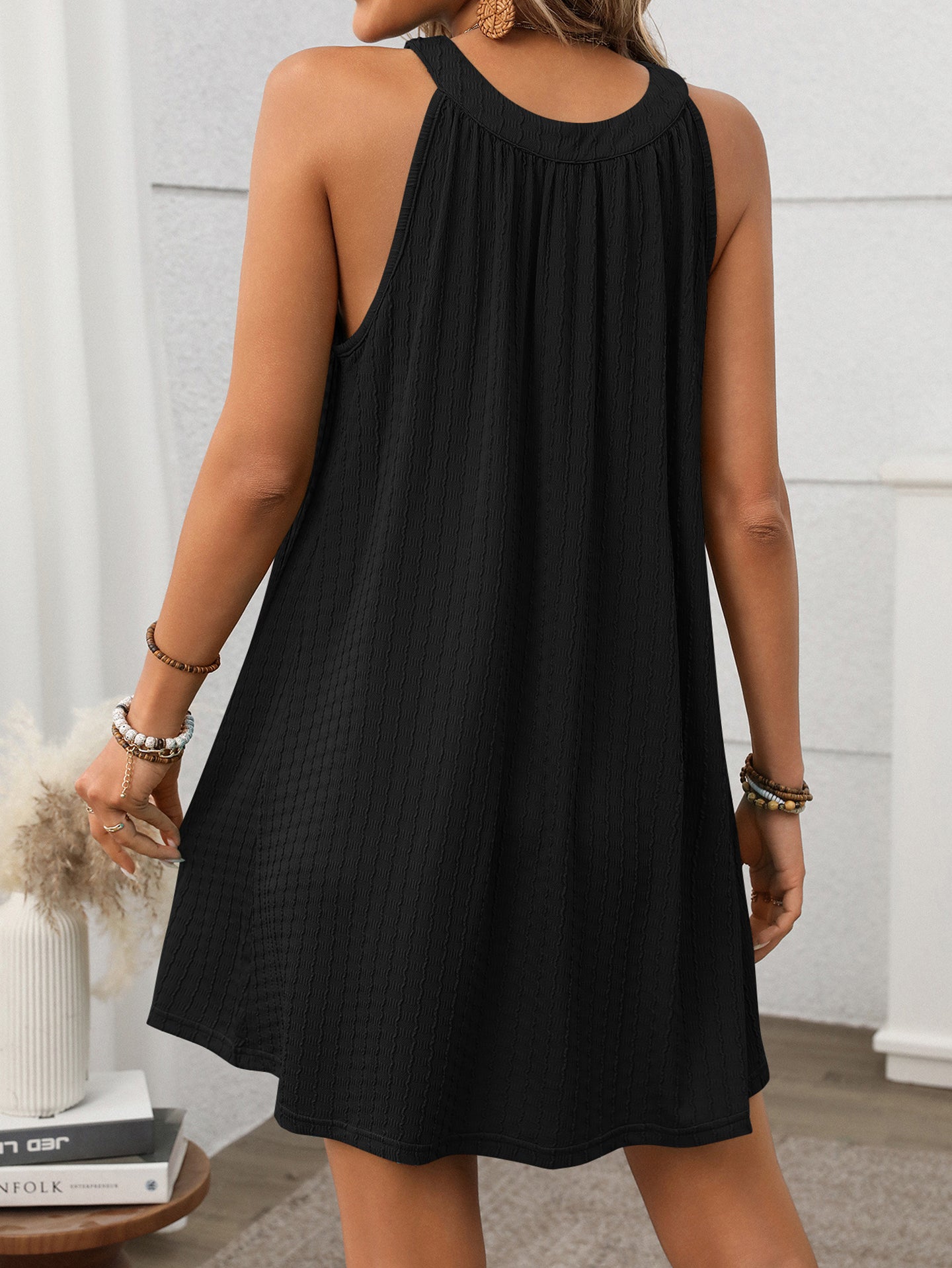 Jacquard A-Line Dress