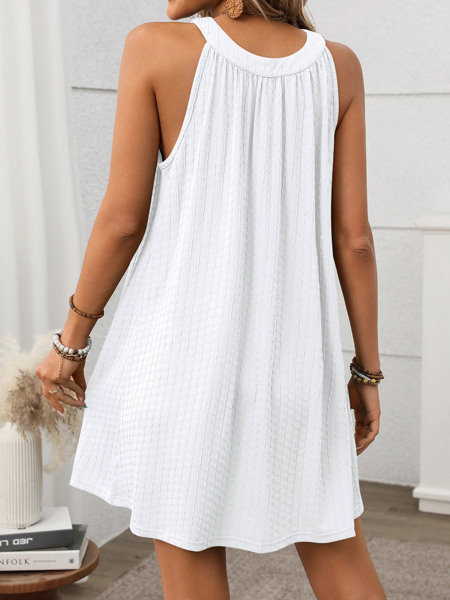 Jacquard A-Line Dress