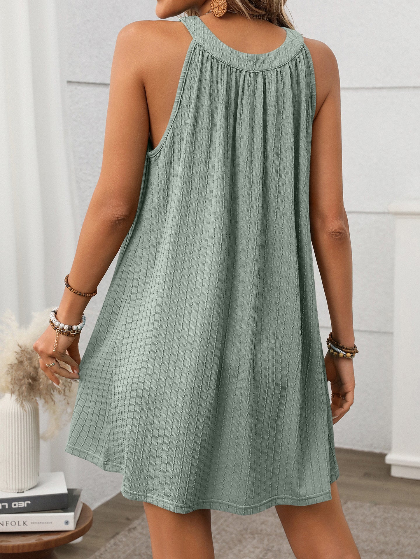 Jacquard A-Line Dress