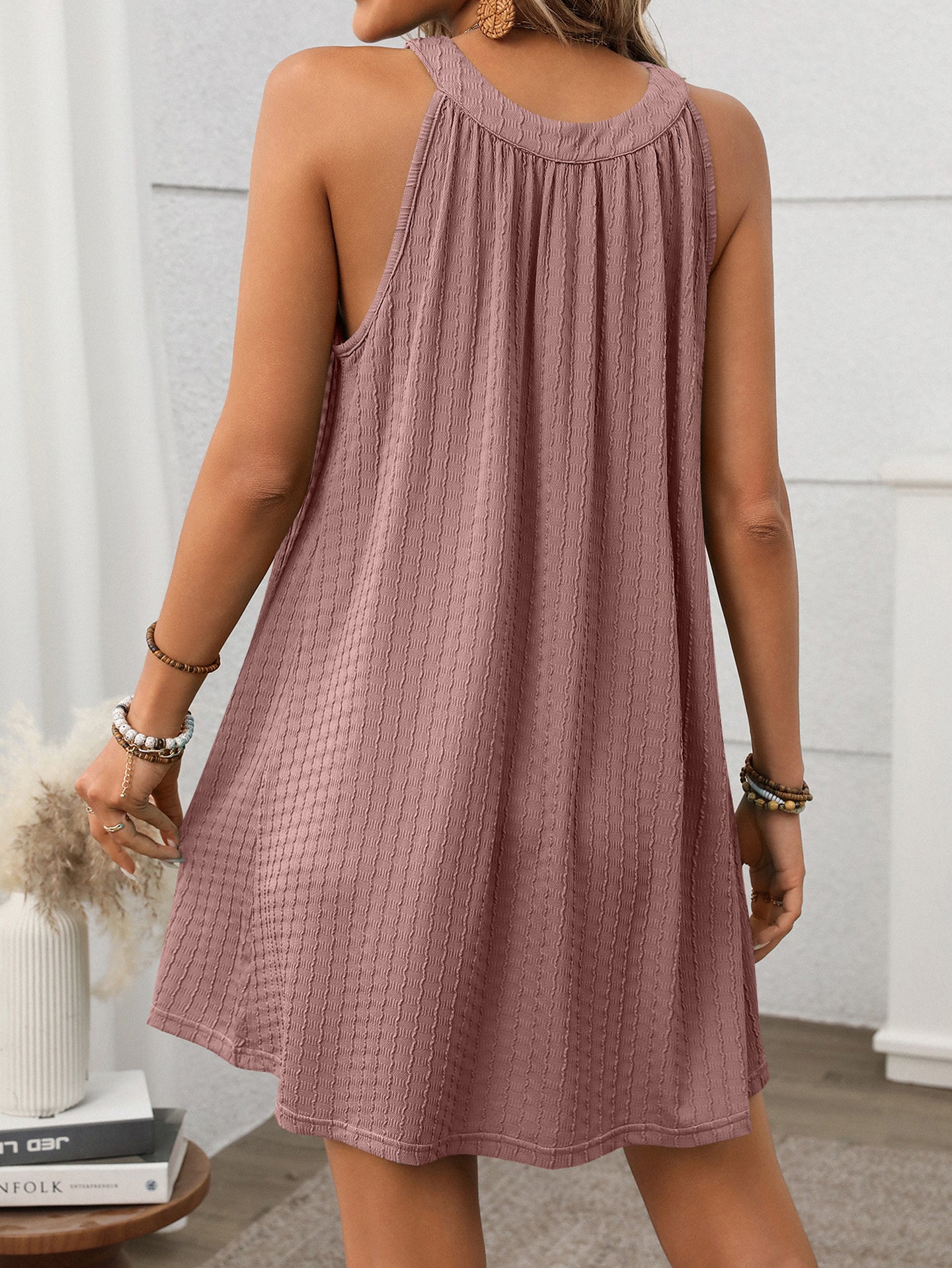 Jacquard A-Line Dress