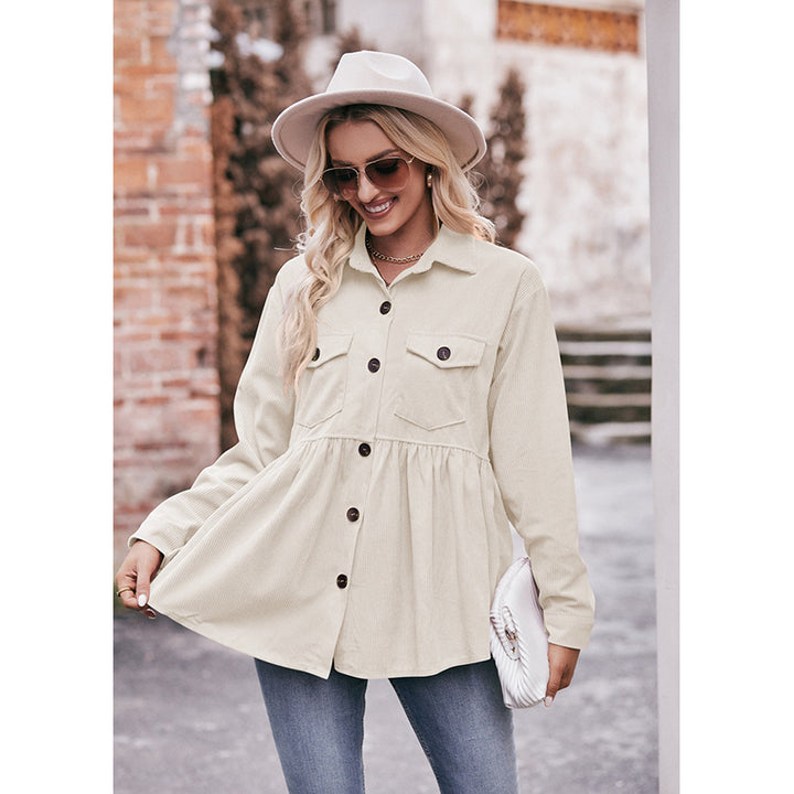 Beige Spread Collar Opaque Casual Shirt