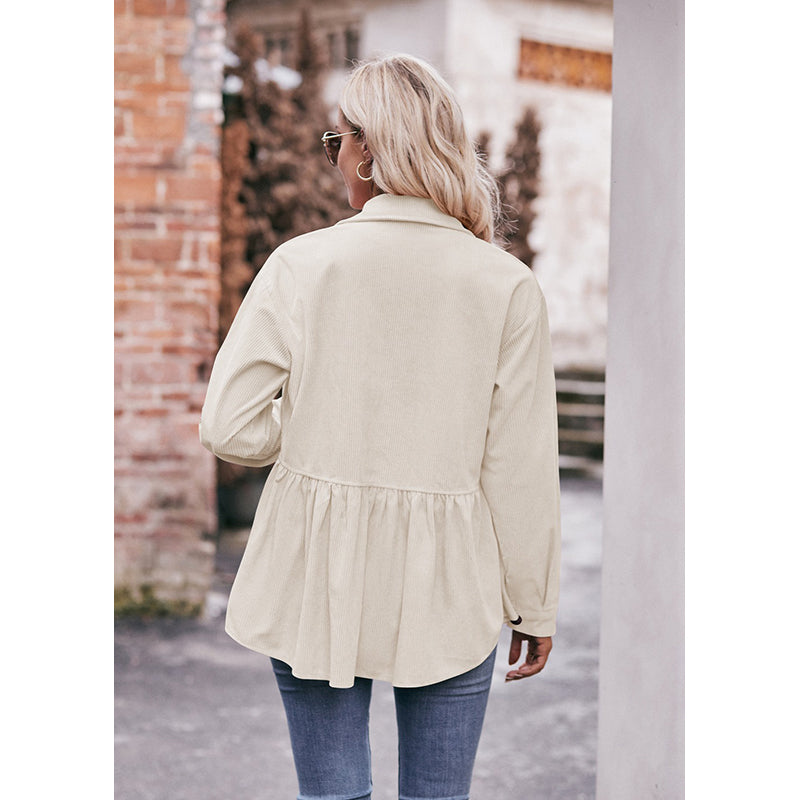 Beige Spread Collar Opaque Casual Shirt