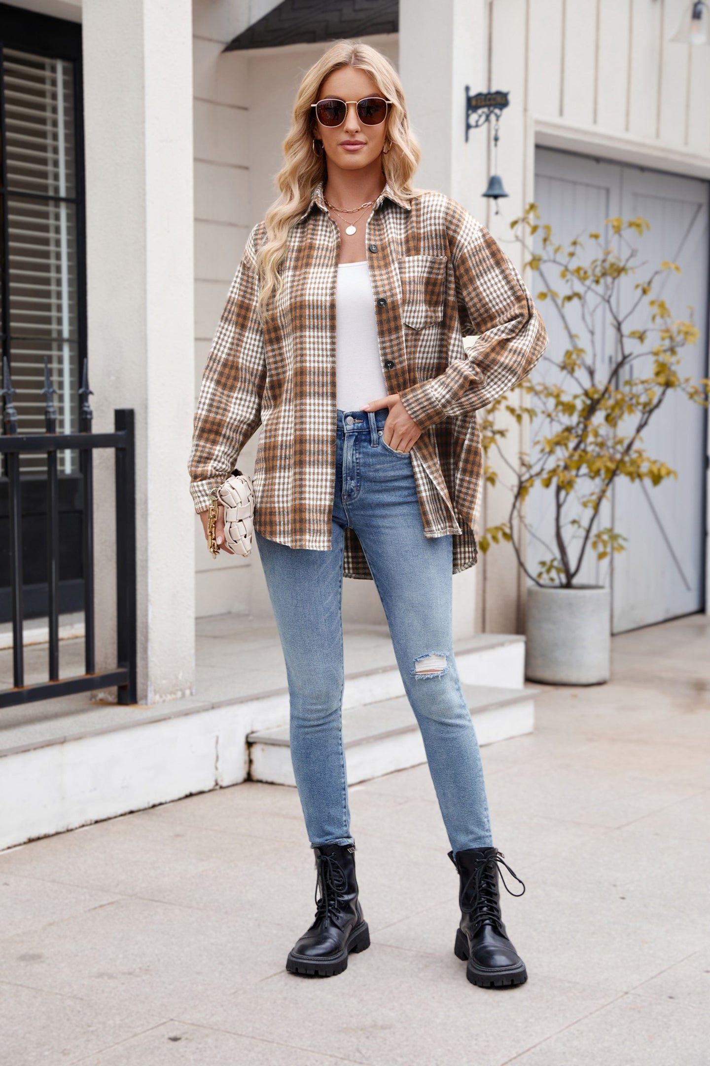 Women Opaque Checked Casual Shirt