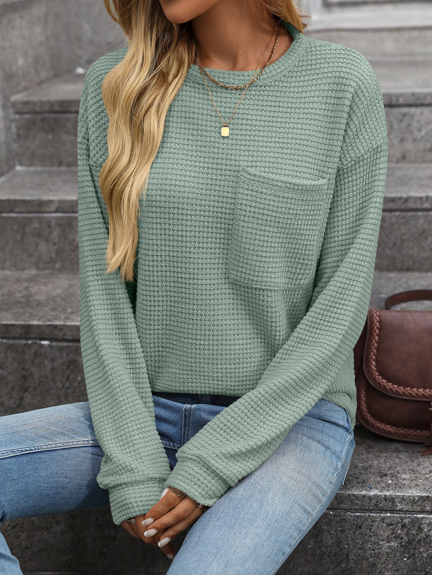 Women Round Neck Sweatshirt