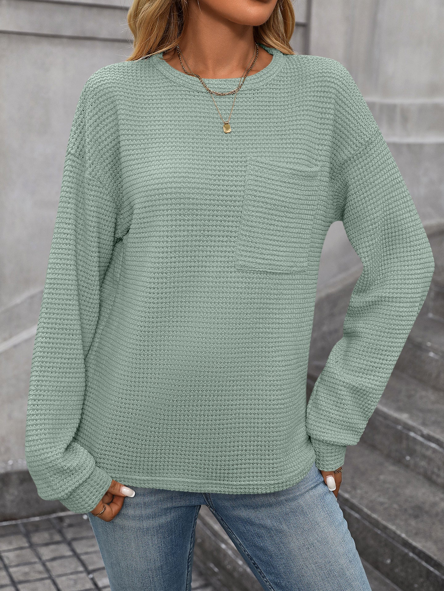 Women Round Neck Sweatshirt