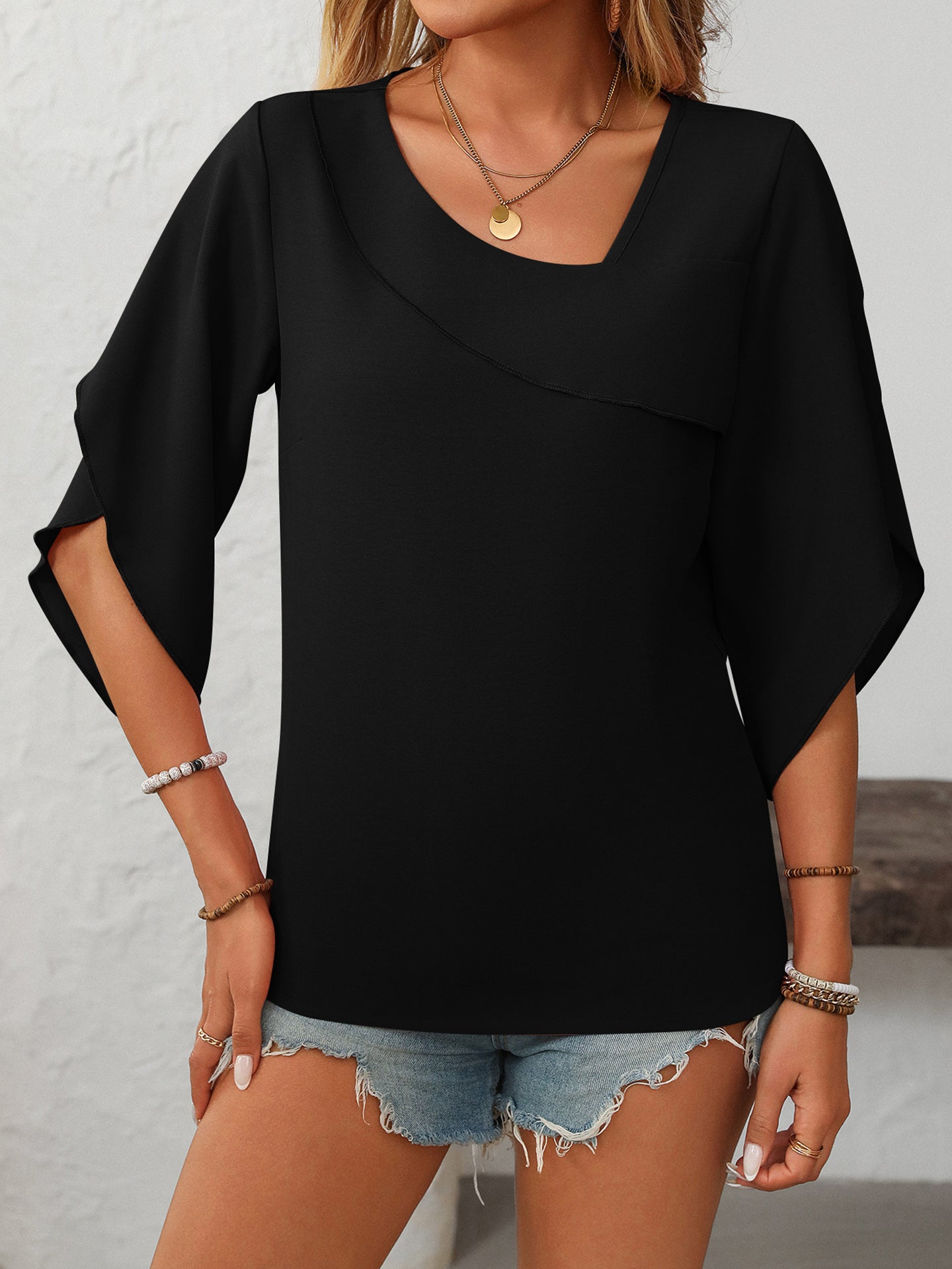 Women V-Neck Top