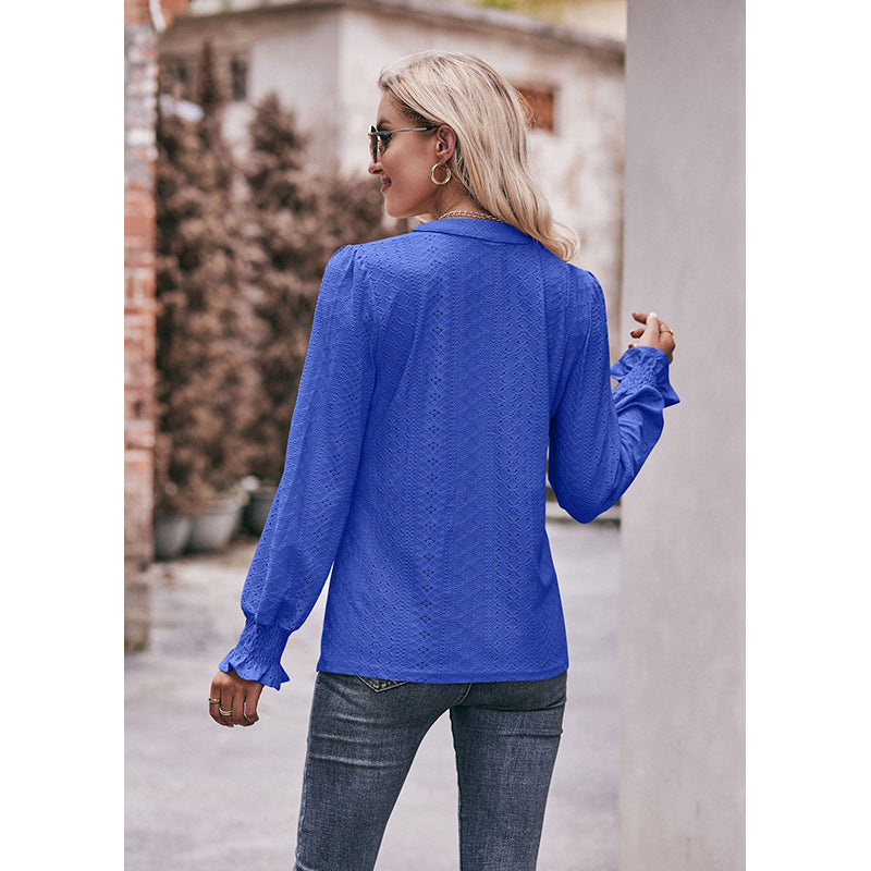 V-Neck Puff Sleeve Top