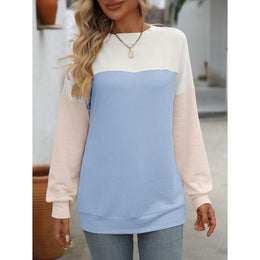 Colourblocked Long Sleeve Top