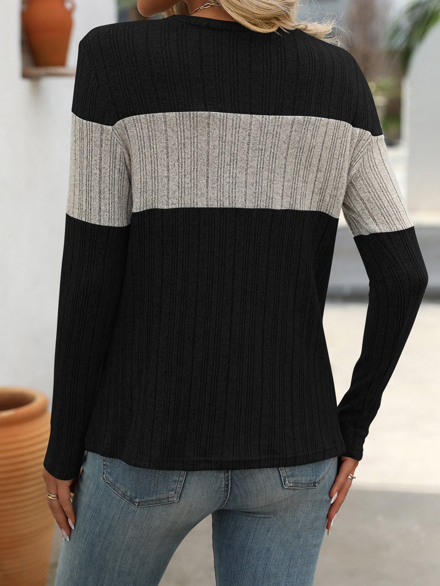 StyleCast Women Colourblocked Round Neck Top