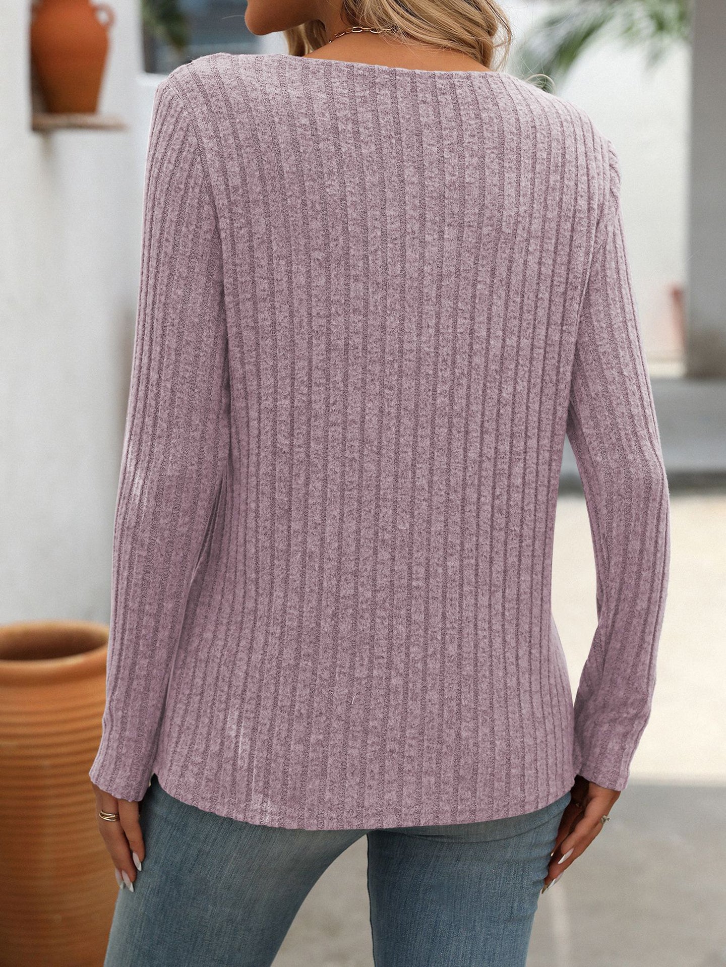 Women Striped Pullover