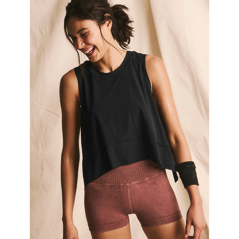 Round Neck Sleeveless Top