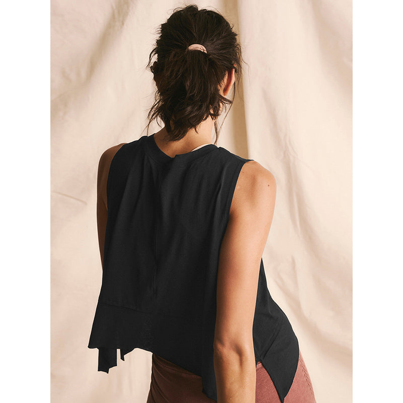 Round Neck Sleeveless Top