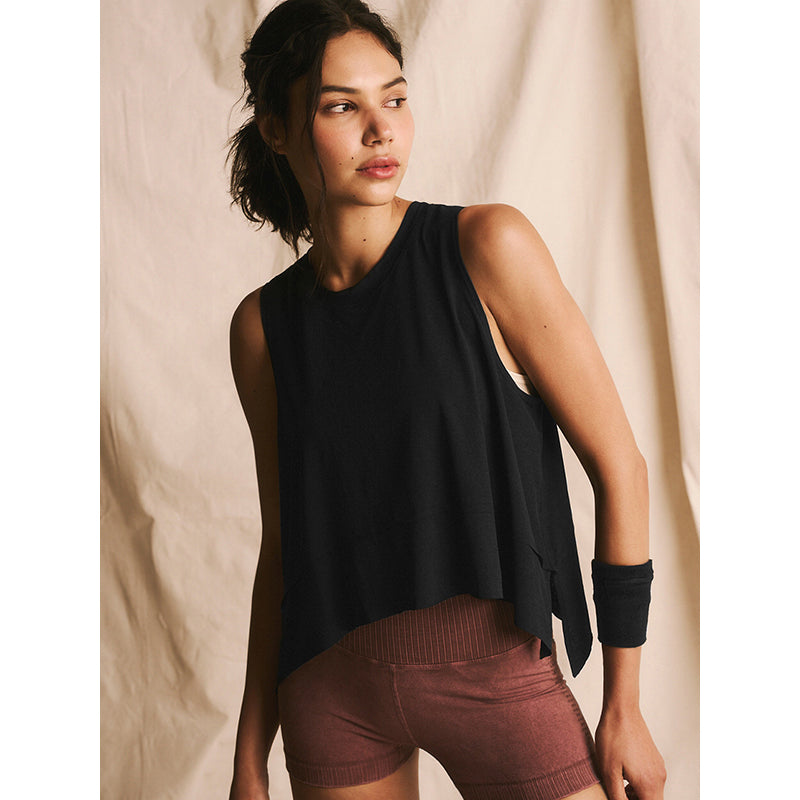 Round Neck Sleeveless Top