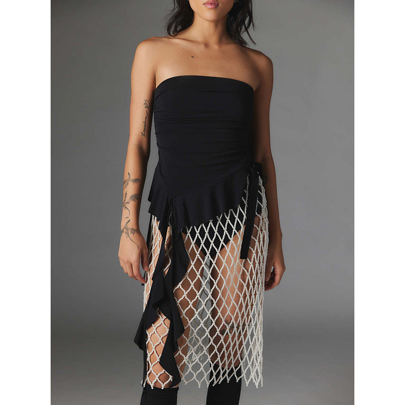Strapless Tube Top - Party Wear