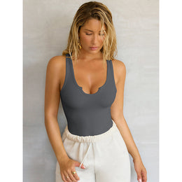 Women Scoop Neck Tank Top