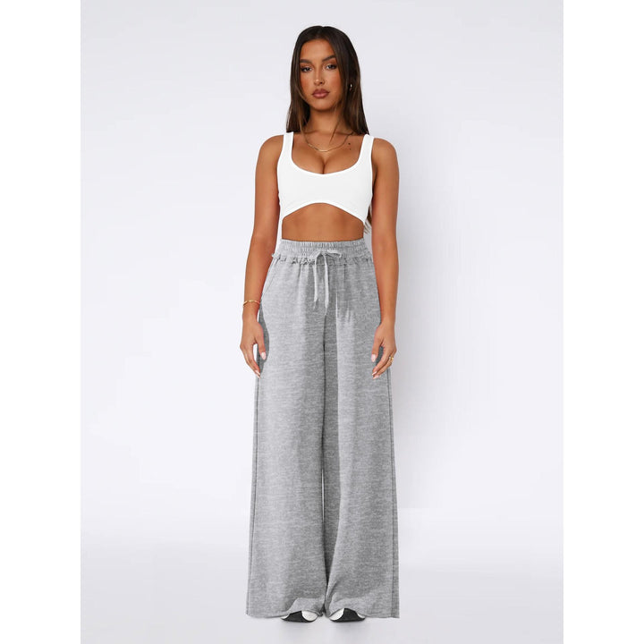 Women Loose Fit High-Rise Easy Wash Pleated Trousers