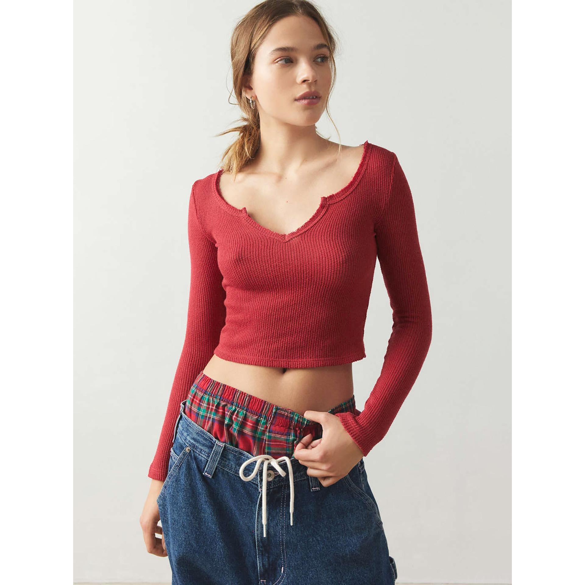 Women Self Design Scoop Neck Top