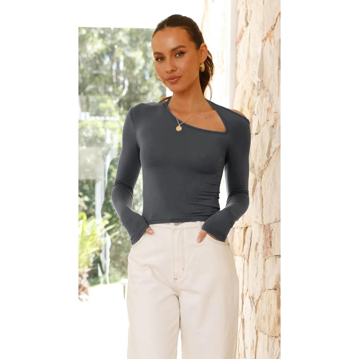 Women Long Sleeves Crop Top