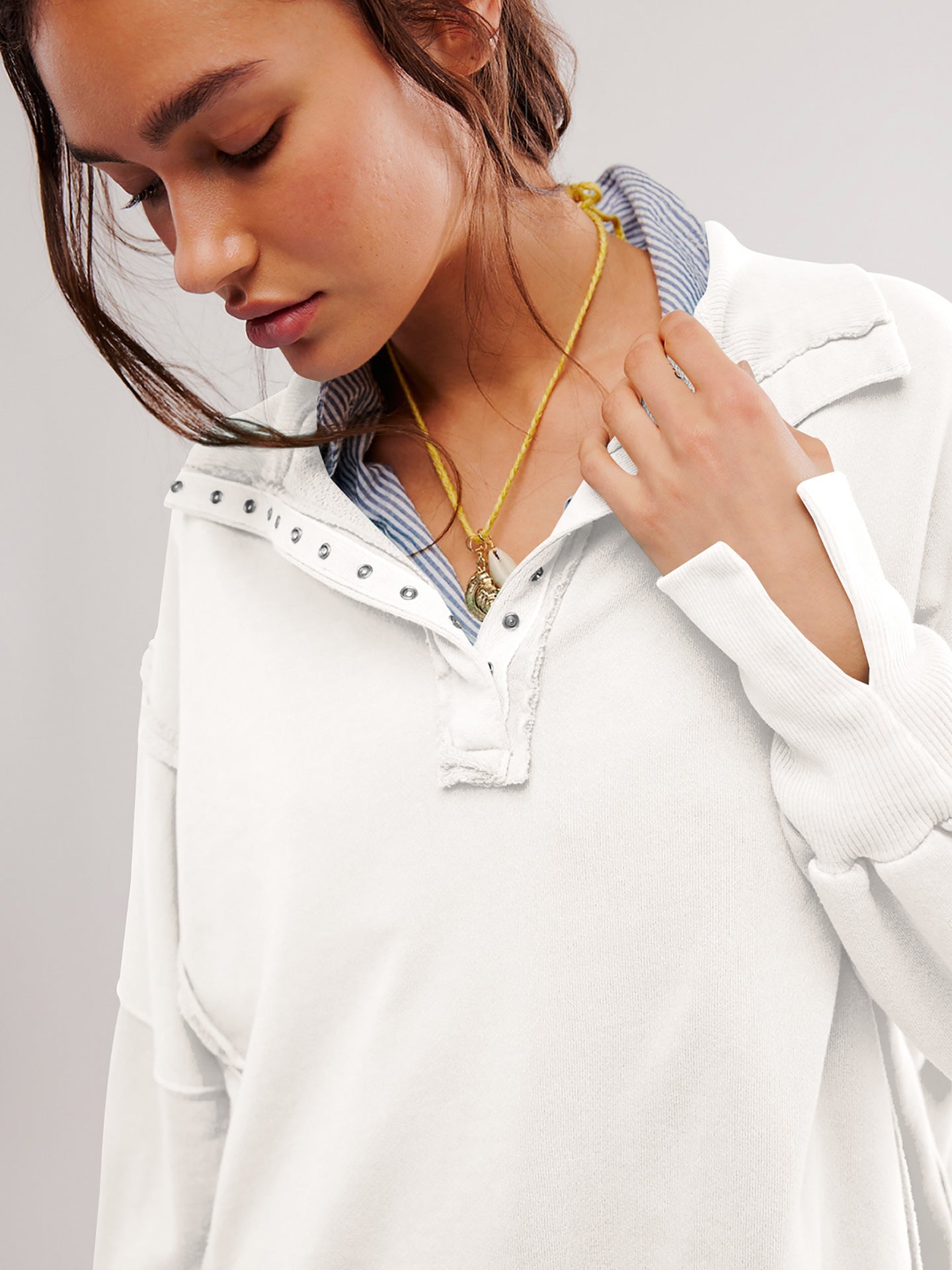 Women Solid Sweatshirt