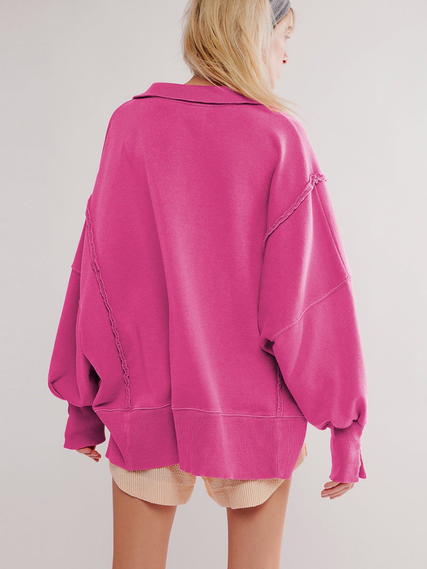 Women Solid Sweatshirt