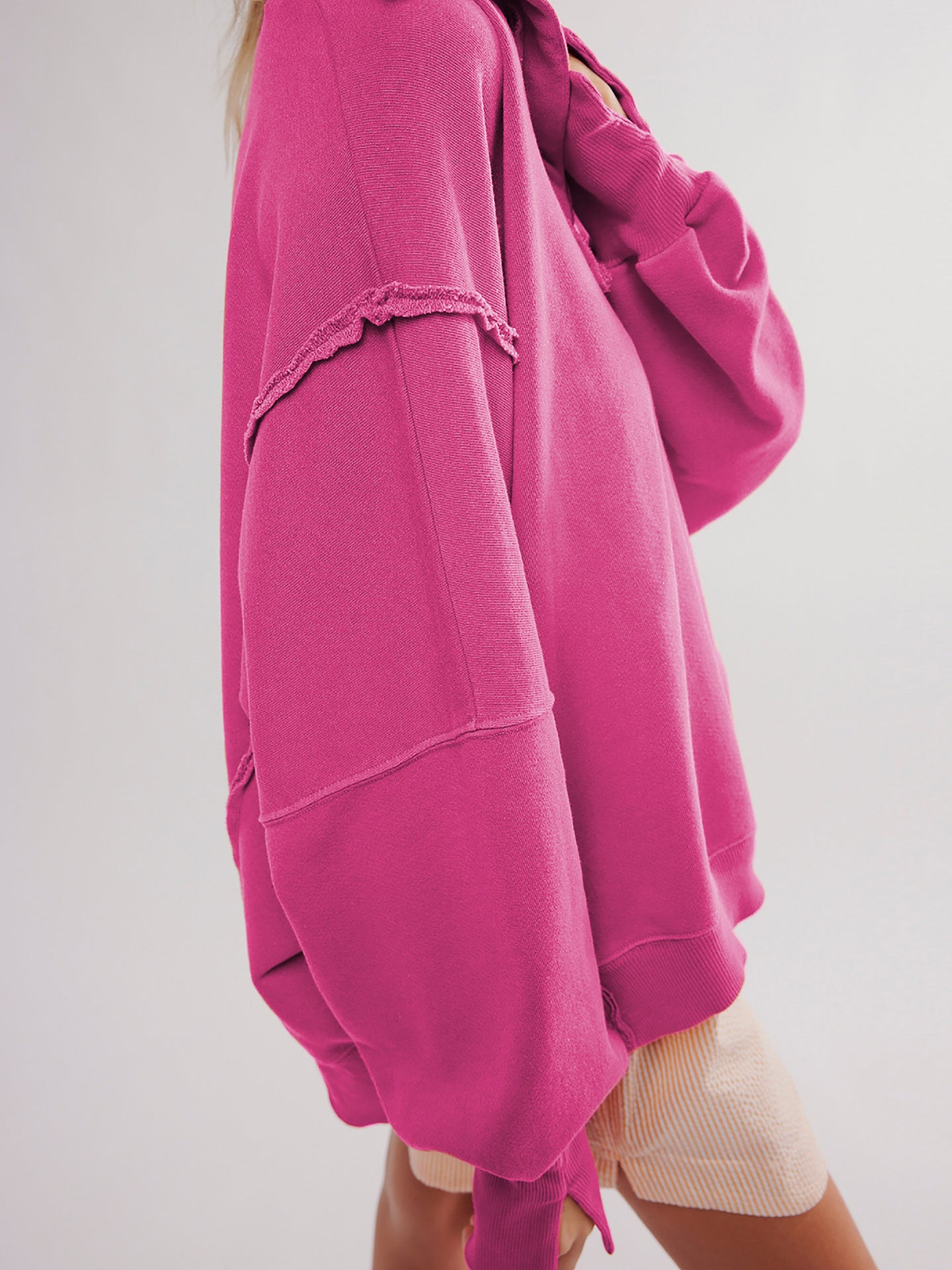 Women Solid Sweatshirt