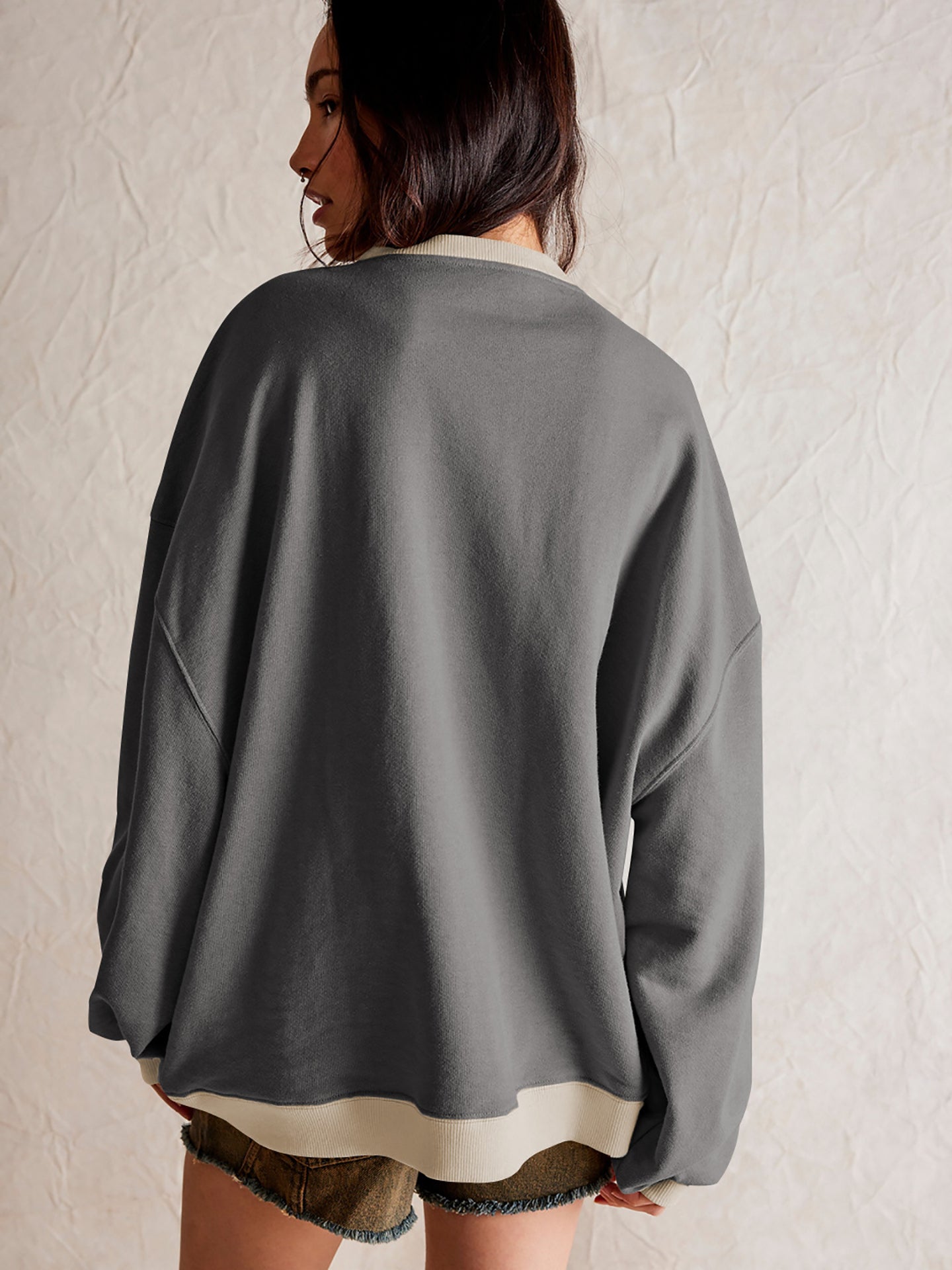 Women Solid Sweatshirt