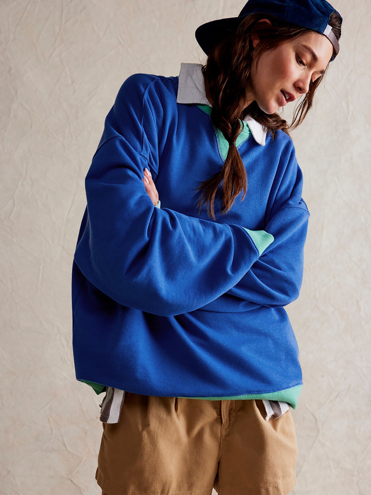 Women Solid Sweatshirt