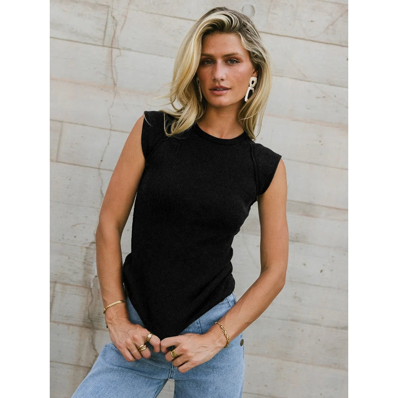 Women Round Neck Regular Top