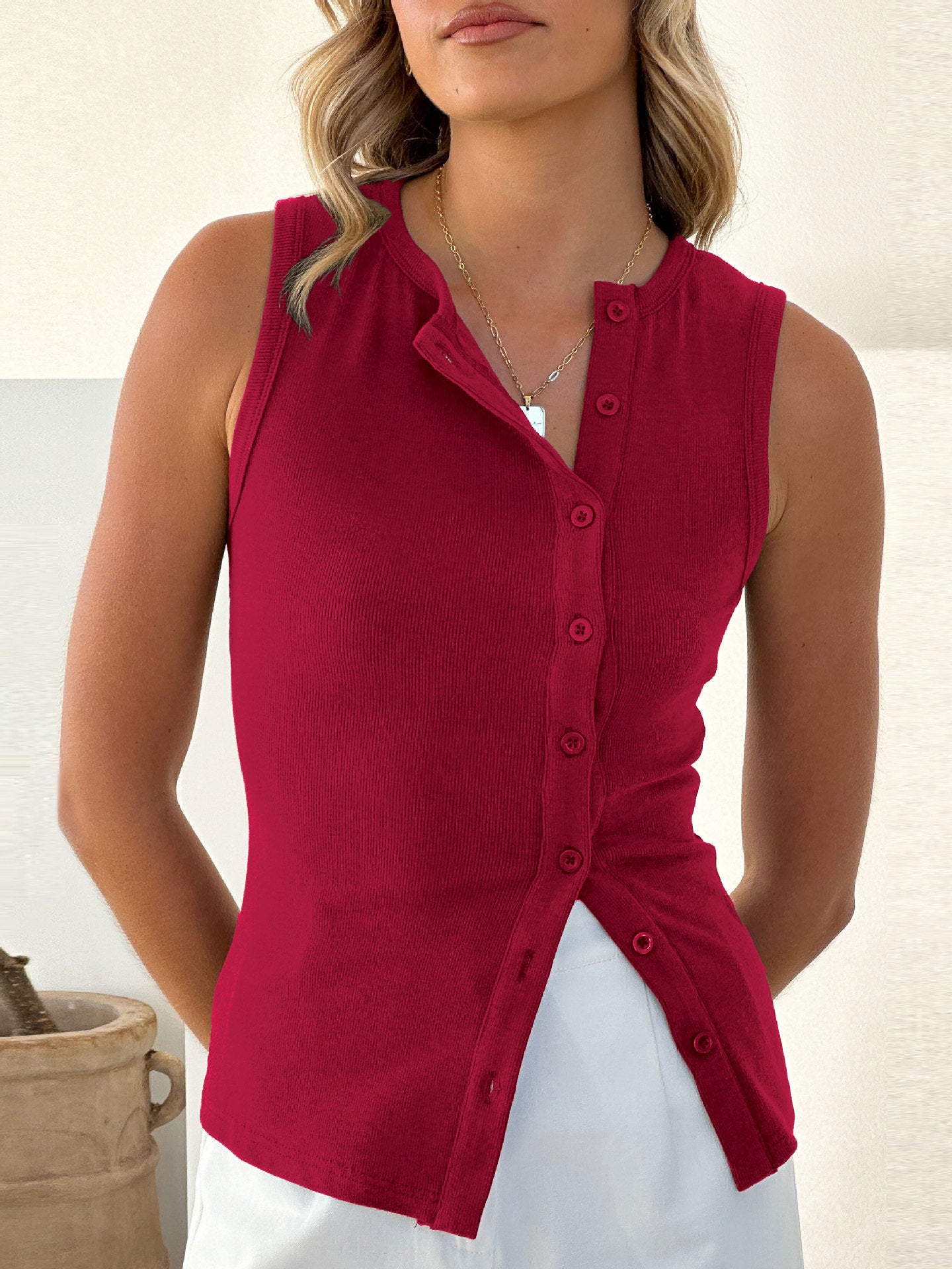 Shirt Style Regular Top