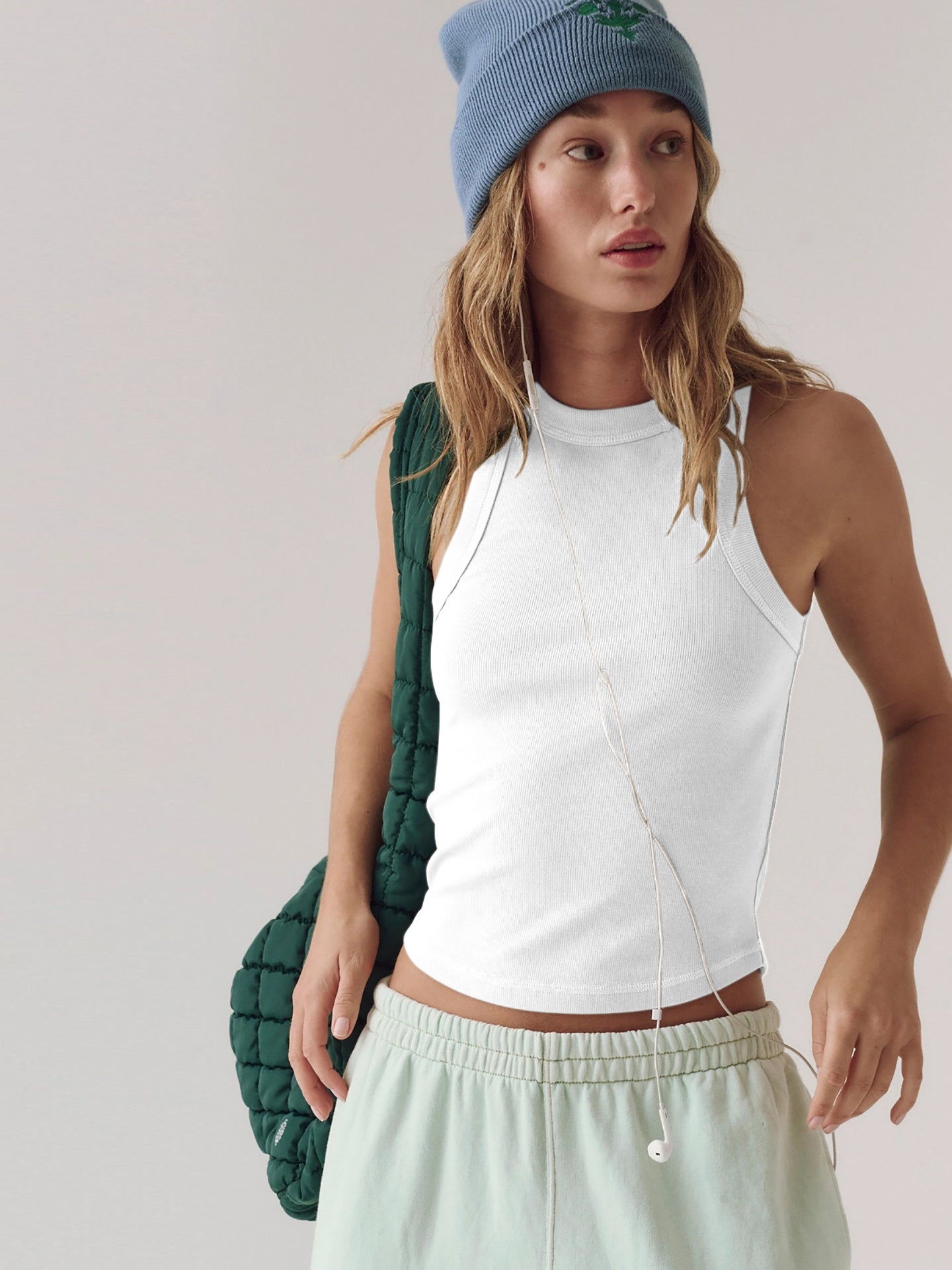 Ribbed Tank Crop Top