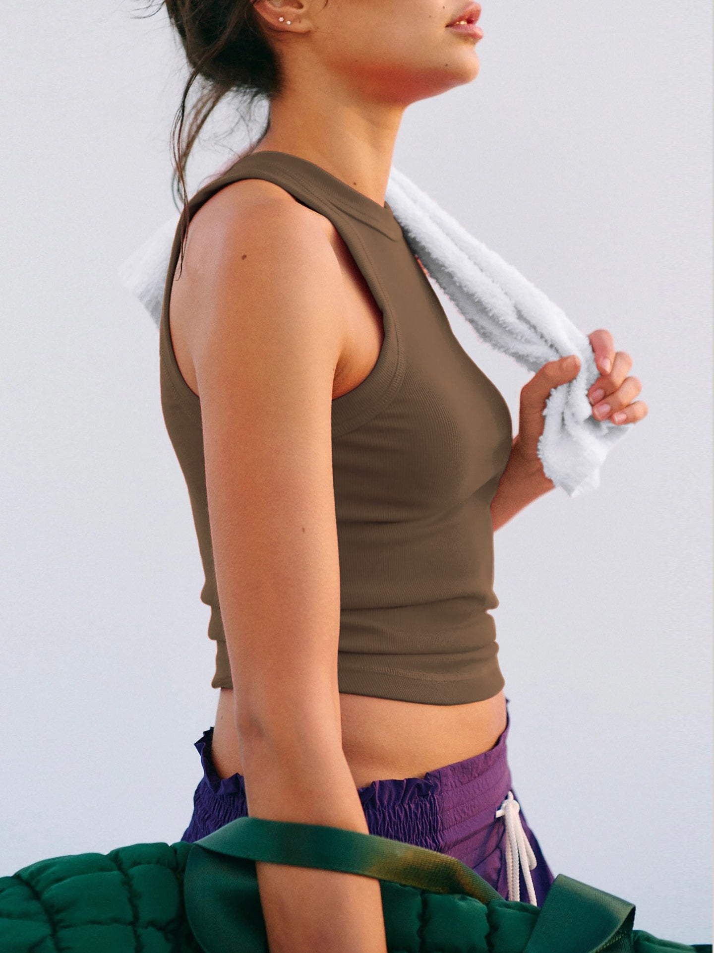 Ribbed Tank Crop Top