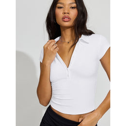 Women Fitted Crop Top