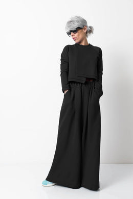 Women Solid T-Shirt & Palazzo Set